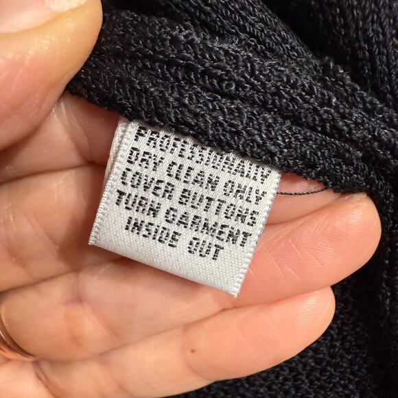 St. John Evening Black Beaded Embellished Vintage Blazer Sz 8 - Picture 10 of 15